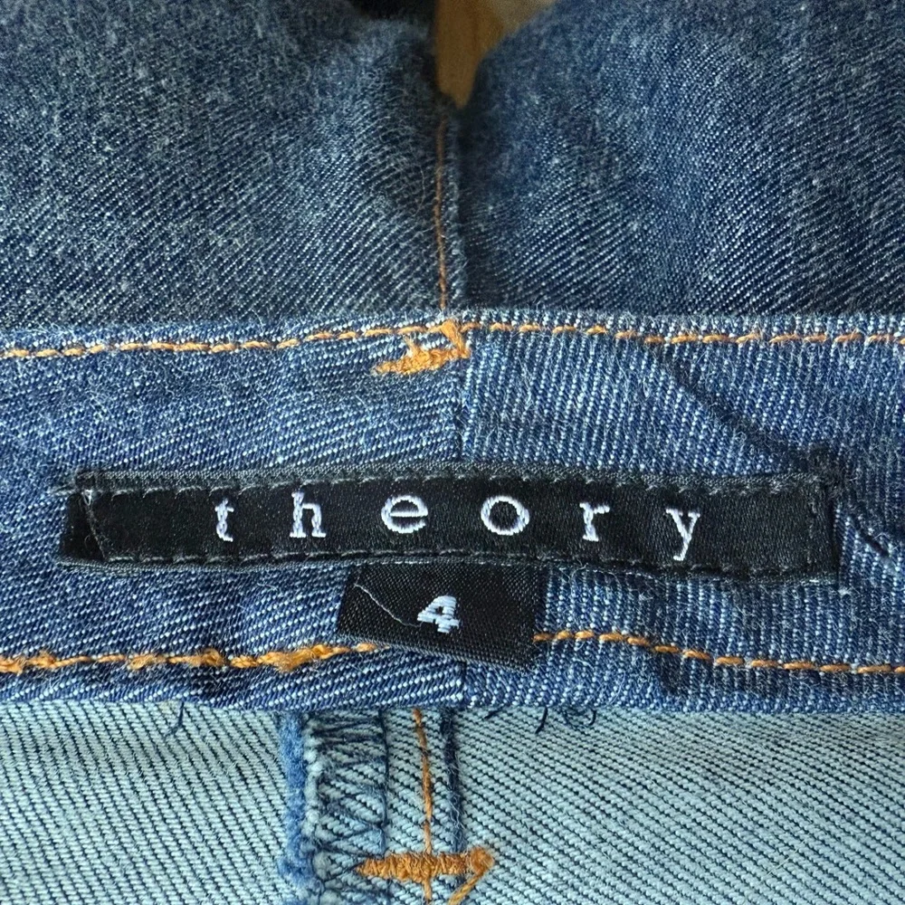 Theory. Clean lines.Denim - Picture 2 of 5